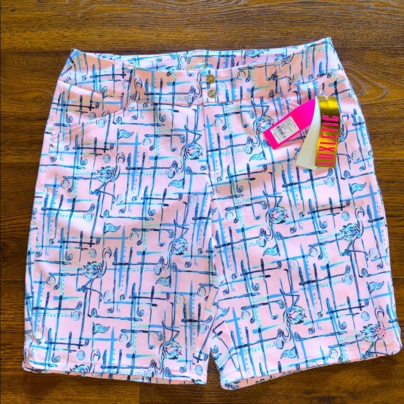 Lilly Pulitzer Fairway Performance Golf Shorts - Picture 1 of 5